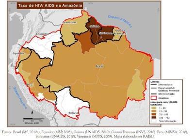 mapa7 - A Amazônia e os Objetivos de Desenvolvimento do Milênio