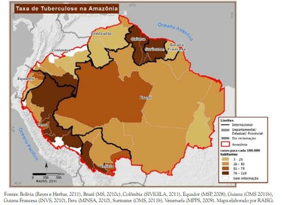 mapa8 - A Amazônia e os Objetivos de Desenvolvimento do Milênio