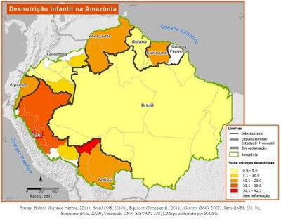 mapa3 - A Amazônia e os Objetivos de Desenvolvimento do Milênio