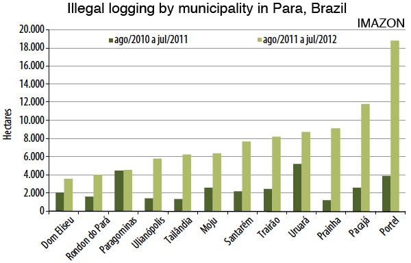 1012 imazon illegal logging amazon2 - Illegal logging remains rampant in Brazil