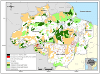 amazonia legal maio 2008 - Boletim Transparência Florestal Amazônia Legal (Março e Abril de 2009)