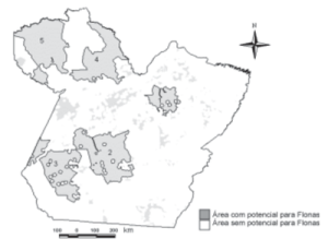 id de areas13 300x230 - Identificação de Áreas com potencial para a Criação de Florestas Nacionais no Estado do Pará