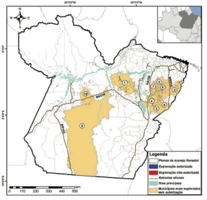 para 2007 2008 300x289 - Boletim Transparência Manejo Florestal Estado do Pará (2007 e 2008)