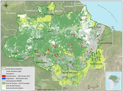sad outubro2012 14 - Boletim do Desmatamento (SAD) (Outubro de 2012)