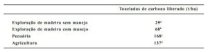 tabela66 300x75 - Planejamento do Uso do Solo do Município de Paragominas Utilizando Dados Econômicos e Ecológicos (n° 9)