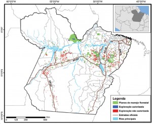 Mapa1ps 300x245 - Exploração ilegal no Pará