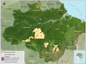 mapa sad munic critico 03 2015 bioma 300x223 - Boletim do desmatamento da Amazônia Legal (março de 2015) SAD