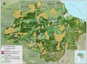 mapa sad desmat 04 2015 300x222 - Boletim do desmatamento da Amazônia Legal (abril de 2015) SAD