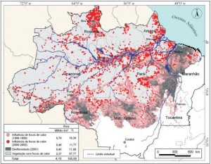 7 300x233 - Pressão Humana na Floresta Amazônica Brasileira