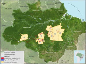 SAD agosto Figura09 300x223 - Boletim do desmatamento da Amazônia Legal (agosto de 2015) SAD