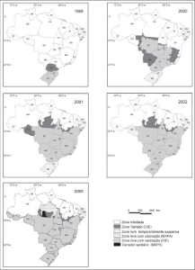 fig 12 evol controle febre 217x300 - Pecuária na Amazônia: Tendências e Implicações para a Conservação Ambiental
