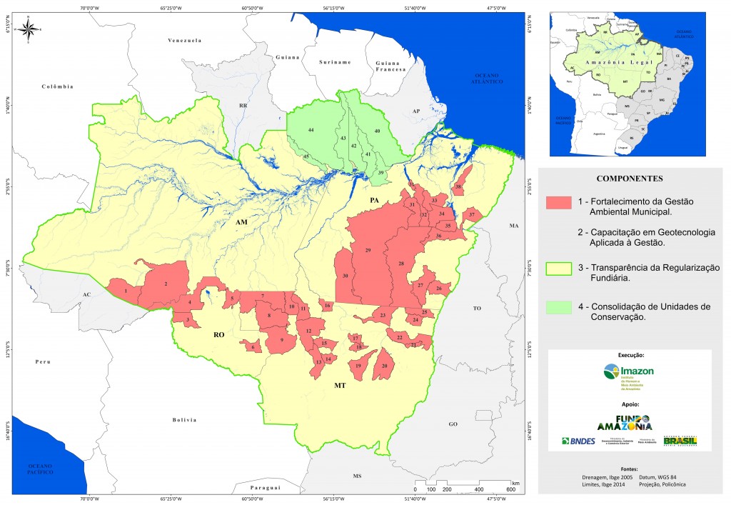 FAM COMPONENTES2 1024x707 - Fortalecimento da Gestão Ambiental na Amazônia