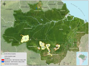 SAD fev marco desmatamento 300x223 - Boletim do desmatamento da Amazônia Legal (fevereiro e março de 2016) SAD
