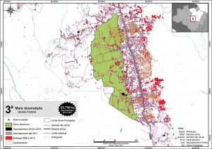 fig 13 UCS+Desm 300x212 - Unidades de Conservação mais desmatadas da Amazônia Legal (2012-2015)