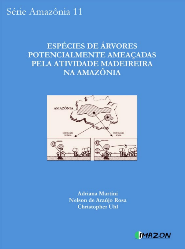 Espécies de Árvores Potencialmente Ameaçadas pela Atividade Madeireira na Amazônia Oriental (n° 11)