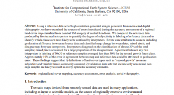 Sources of error in a video-derived reference data set for accuracy assessment of land-cover maps in the Amazon
