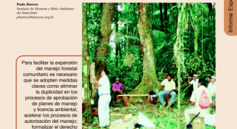 Barreras legales y técnica, para la adópcion del manejo forestal por comunidades en la Amazonia brasileña.
