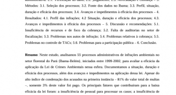 A eficácia da aplicação da lei de crimes ambientais pelo Ibama para proteção de florestas no Pará.