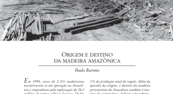 Origem e destino da madeira Amazônica.