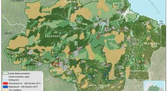 Boletim do desmatamento da Amazônia Legal (outubro de 2015) SAD