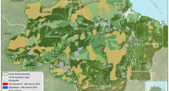 Boletim do desmatamento da Amazônia Legal (janeiro de 2016) SAD