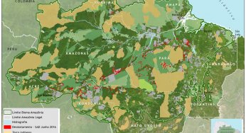 Boletim do desmatamento da Amazônia Legal (junho de 2016) SAD