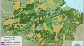 Boletim do desmatamento da Amazônia Legal (novembro de 2015) SAD