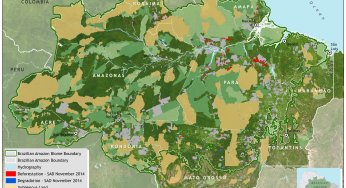 Deforestation report for the Brazilian Amazon (November 2014) SAD