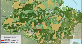 Deforestation report for the Brazilian Amazon (August 2015) SAD