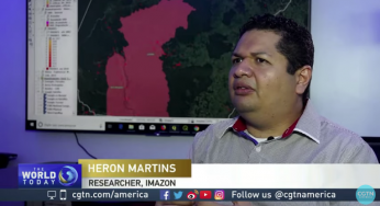 #ImazonNaMídia: Data show rise in Amazon deforestation under President Bolsonaro (CGTN America)