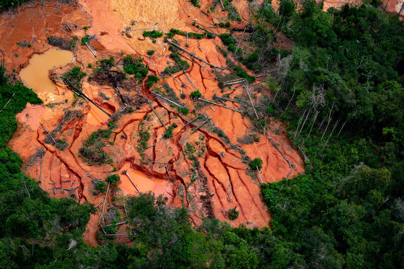 Garimpo ilegal na TI Yanomami em 2021 Christian Braga Greenpeace - Estudo mapeia desmatamento ao redor das terras indígenas para identificar as mais ameaçadas
