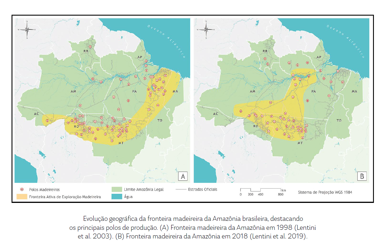 Mapa da exploracao madeireira Relatorio Simex - Extração ilegal de madeira na Amazônia tem análise restrita por insuficiência de dados públicos
