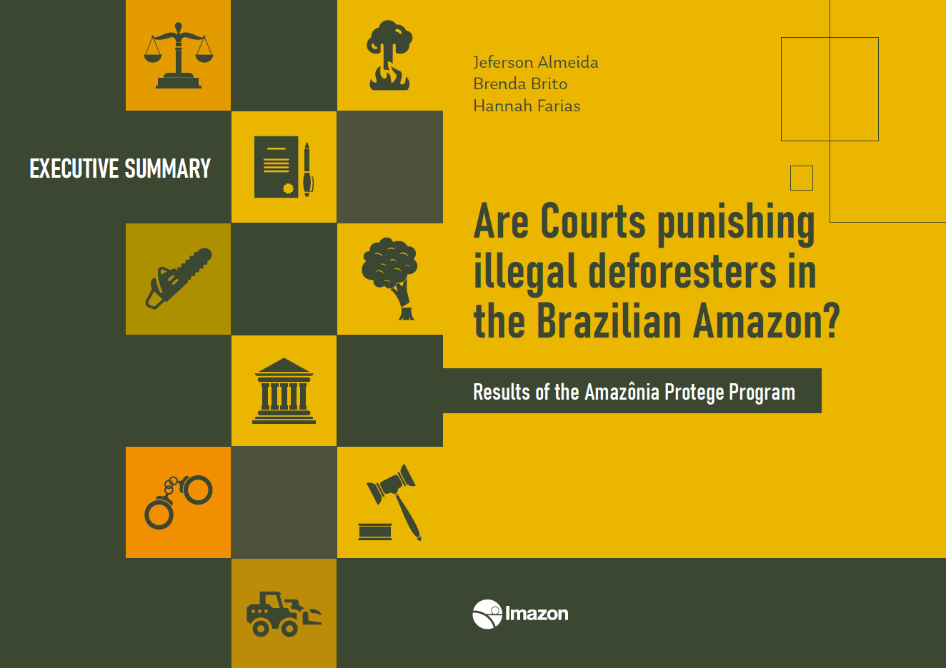 Capa Executive Summary Amazonia Protege - EXECUTIVE SUMMARY: Are Courts punishing illegal deforesters in the Brazilian Amazon? - Results of the Amazônia Protege Program
