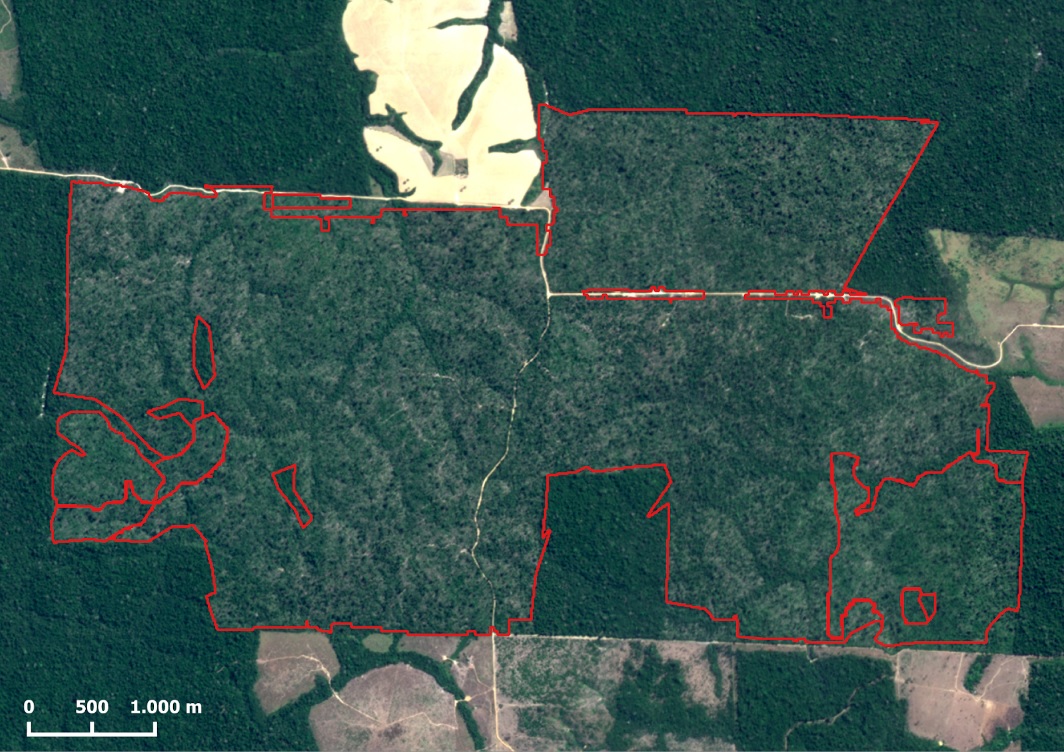 Desmatamento de 23 km2 em Novo Progresso PA - Desmatamento no Pará chega a quase 4 mil km² nos últimos 12 meses, maior derrubada entre os estados da Amazônia