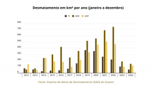 Genero e clima 26 300x169 - ATL 2025: terras indígenas registram apenas 3% do desmatamento nos últimos 13 anos