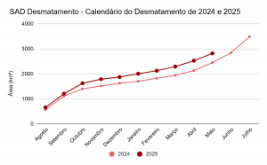 Grafico Calendario do Desmatamento 300x186 - Derrubada na Amazônia Legal cresce 15% de agosto a maio